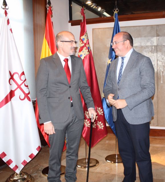 El presidente de la Comunidad se reúne con el alcalde de Aledo - 1, Foto 1