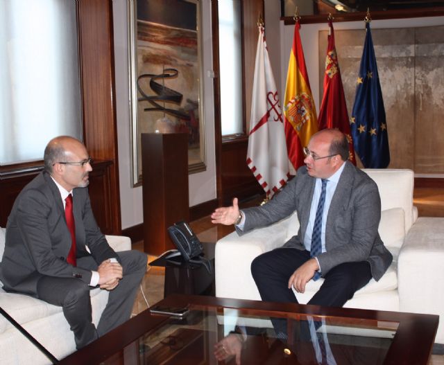 El presidente de la Comunidad se reúne con el alcalde de Aledo - 2, Foto 2