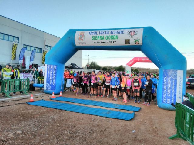 600 corredores y senderistas participaron en el I Trail Vista Alegre-Sierra Gorda de Cartagena para recaudar fondos para Sodicar y la AECC - 1, Foto 1
