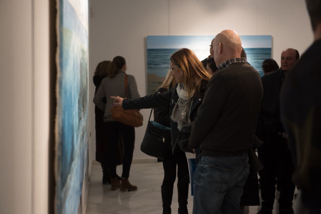 Cristóbal Pérez García ofrece una visita guiada a su exposición Mazarrón, el mar y yo - 1, Foto 1