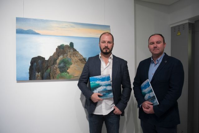 Cristóbal Pérez García ofrece una visita guiada a su exposición Mazarrón, el mar y yo - 3, Foto 3