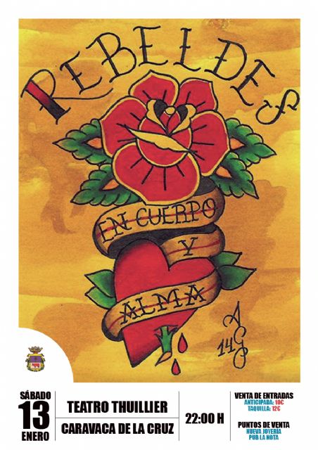 'Los Rebeldes' ofrecen un concierto este sábado en el teatro Thuillier de Caravaca - 1, Foto 1