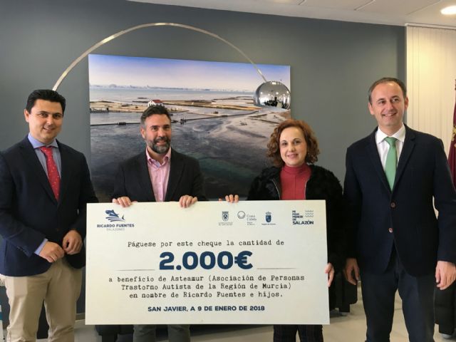 “Mi Mar Menor de Salazón” cierra su primera edición con la entrega de 2000 euros a Asteamur - 1, Foto 1