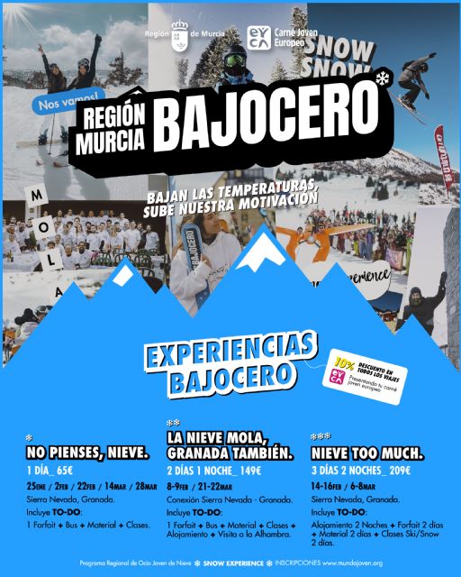 La Concejalía de Juventud colabora en la campaña Región de Murcia Bajo Cero facilitando la inscripción de las personas interesadas - 1, Foto 1