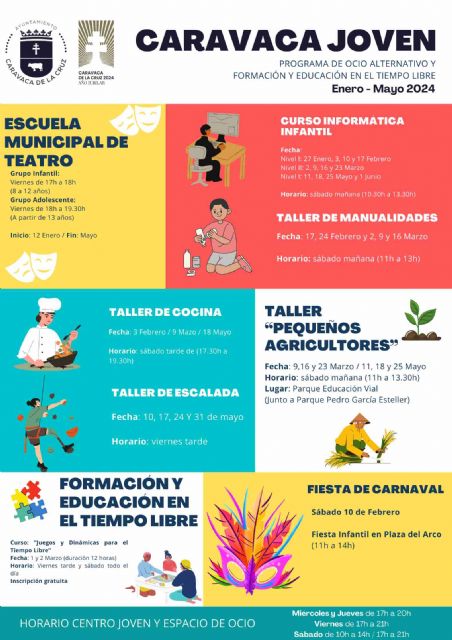 El Ayuntamiento renueva la programación de ocio para fines de semana 'Caravaca Joven' - 2, Foto 2