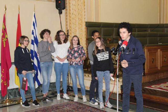 La alcaldesa recibe en el salón de plenos a 52 alumnos franceses de intercambio - 4, Foto 4