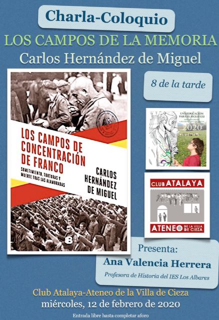 Coloquio Los campos de la memoria en el Club Atalaya - 1, Foto 1