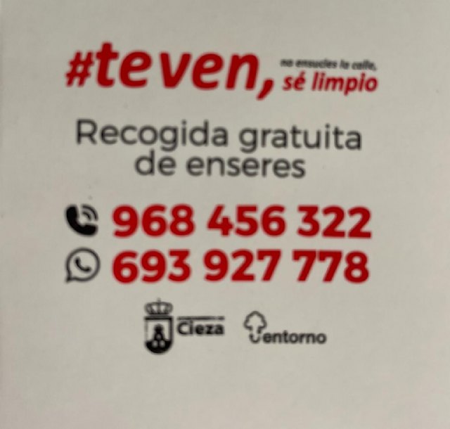 Operativo de nuevo el teléfono fijo de atención al ciudadano para comunicar incidencias y pedir cita previa para la recogida de enseres - 1, Foto 1