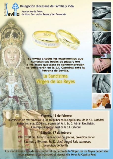 Sevilla . Arzobispo hispalense, monseñor José Ángel Saiz Meneses,celebra las Bodas de Platas y Oro en la Seo Hispalense - 1, Foto 1