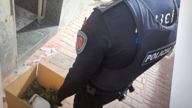 Policial Local de Lorquí detiene a un varón por un presunto delito de tráfico de drogas - 1, Foto 1