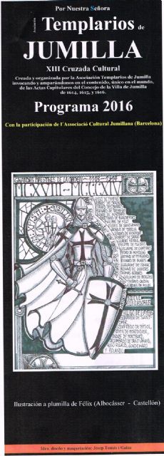Los Templarios de Jumilla editan su programa anual de actividades - 1, Foto 1