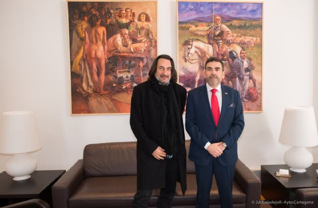 El alcalde recibe al cineasta cartagenero Juan Manuel Chumilla - 2, Foto 2