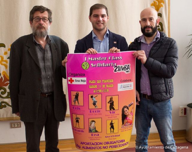 Ayuntamiento y Cruz Roja Cartagena organizan la I Master Class Solidaria de Zumba - 1, Foto 1