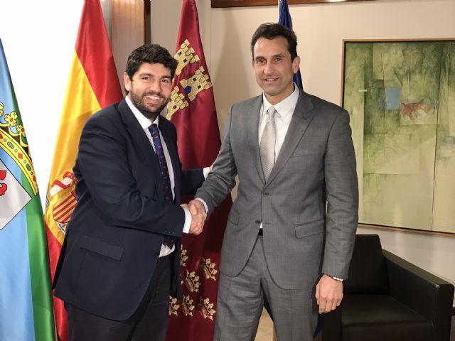 Fernando López Miras se reúne con el alcalde de Abarán. - 1, Foto 1