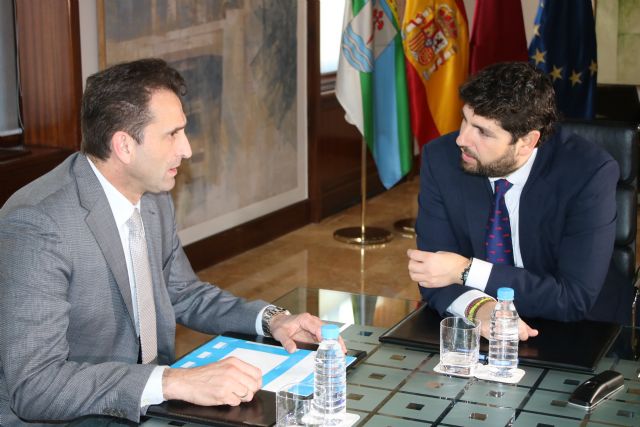 Fernando López Miras se reúne con el alcalde de Abarán. - 2, Foto 2