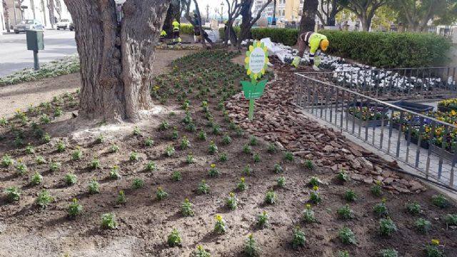Parques y Jardines utiliza nuevas técnicas y materiales para embellecer las zonas verdes del municipio - 1, Foto 1