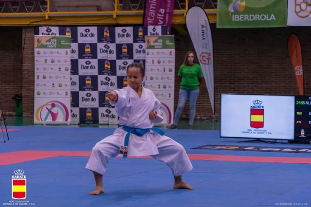 La murciana Irene Yao Alcaraz Carrión, disputa la final en la 1º Fase de la Liga Nacional de Karate - 2, Foto 2