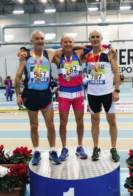 Ángel Salinas se cuelga un oro y dos platas en el nacional de veteranos de pista cubierta - 3, Foto 3