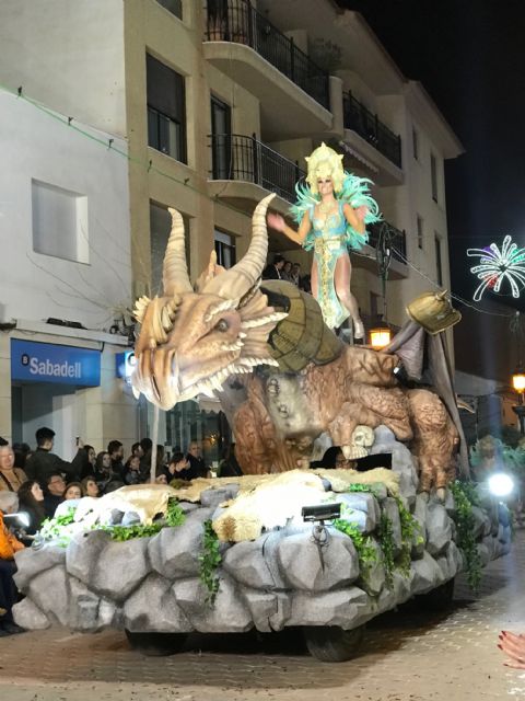Pea Alegra, first prize foreign comparsas of the IV Parade of Carnival Parades of Torre Pacheco, Foto 2