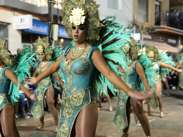 Peña Alegría, primer premio comparsas foráneas del IV Concurso Desfile de Comparsas de Carnaval de Torre Pacheco, Foto 3
