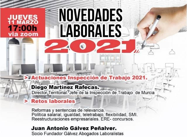 Dirección Humana, Adimur, Amefmur y Gálvez Abogados Laboralistas analizarán las últimas novedades laborales - 1, Foto 1