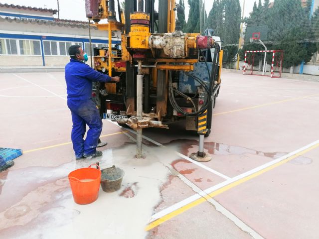 Concluyen los estudios geotécnicos para dotar de sombra a los patios de siete colegios del municipio - 2, Foto 2