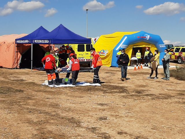 Simulacro de accidente en el Aeropuerto de la Región para coordinar todos los servicios implicados en la emergencia - 3, Foto 3