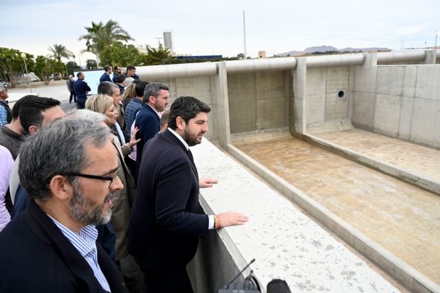 López Miras afirma que el tanque ambiental de Torre Pacheco va a ser clave en la protección del Mar Menor y aporta seguridad a los vecinos ante lluvias torrenciales - 4, Foto 4