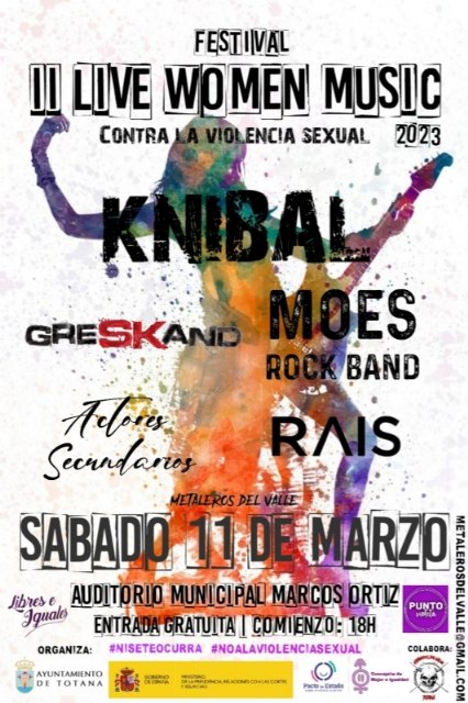 Este sábado 11 de marzo se celebra el Festival II Live Women Music 2023 contra la Violencia Sexual, Foto 2
