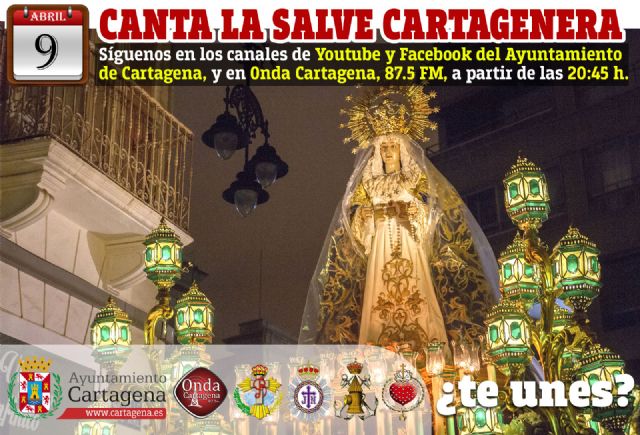 El toque de difuntos precederá esta noche a la Salve Cartagenera en la Iglesia de Santa María - 1, Foto 1
