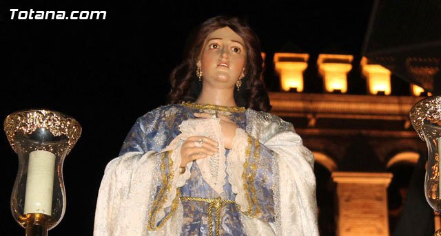 The image of Santa Mara Cleof was scheduled to parade on Holy Thursday night in an exceptional way, Foto 1