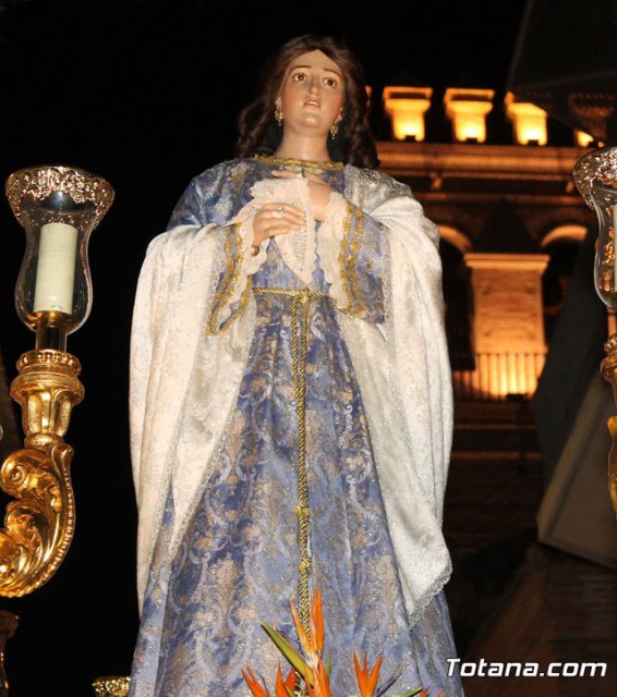 The image of Santa Mara Cleof was scheduled to parade on Holy Thursday night in an exceptional way, Foto 2