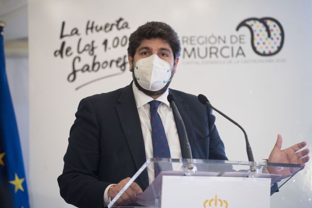 López Miras: La Capitalidad Española de la Gastronomía será imprescindible para la reactivación de la hostelería y el turismo regional - 1, Foto 1