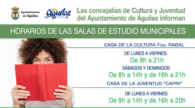 Nuevos horarios de las Salas de Estudio Municipales - 1, Foto 1