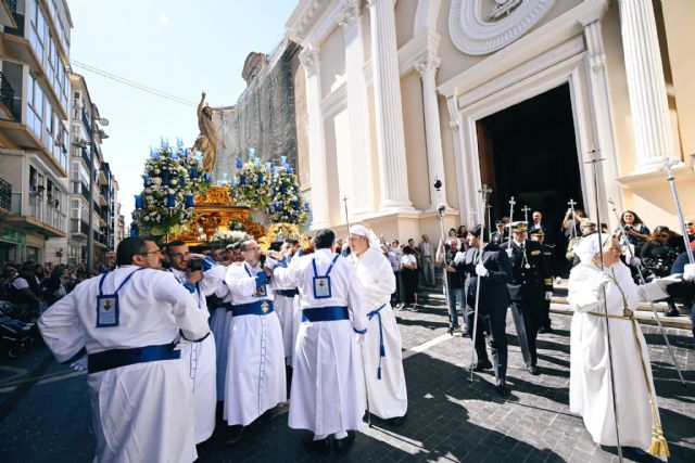 López Miras participa en la procesión de domingo de Resurrección de Cartagena - 1, Foto 1