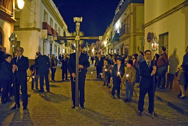 Una Cofradía de silencio añeja con la más austera sobriedad en Alcalá del Río - 4, Foto 4