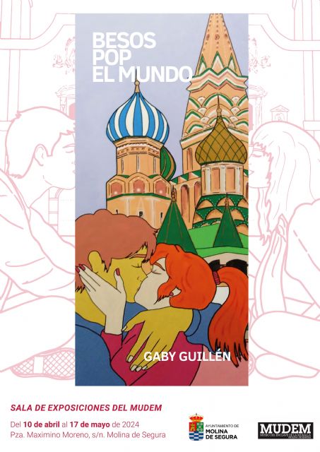 La Sala de Exposiciones del MUDEM acoge la muestra BESOS POP EL MUNDO, de Gaby Guillén, del 10 de abril al 17 de mayo - 1, Foto 1