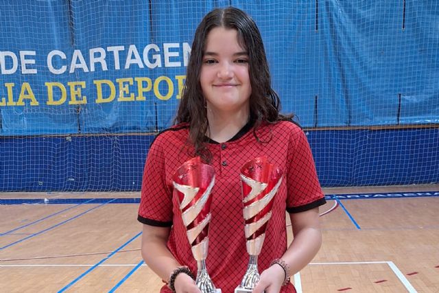 La torreña Alicia Brao, doble subcampeona sub-15 en el Máster Jóvenes nacional de bádminton - 2, Foto 2