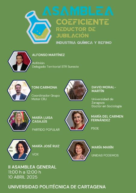 Cartagena acogerá la II Asamblea Nacional del Coeficiente Reductor de Jubilación - 2, Foto 2