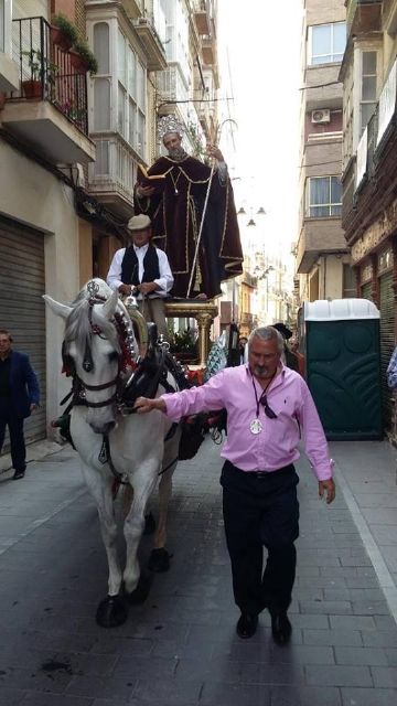 El alcalde recibió a la nueva imagen de San Ginés de la Jara, Patrón de Cartagena - 5, Foto 5