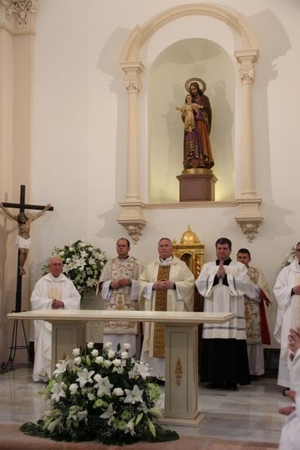 El Obispo de Cartagena agradece al pueblo de Lorca su trabajo en la recuperación tras los terremotos de 2011 - 2, Foto 2