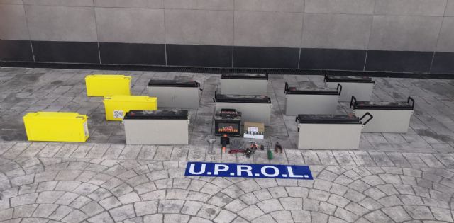 Dos detenidos por Policía Local por el presunto robo de unas baterías en las pedanías del norte - 1, Foto 1