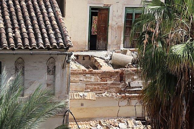 Huermur denuncia el derrumbe de parte de la Real Fábrica de la Pólvora - 2, Foto 2