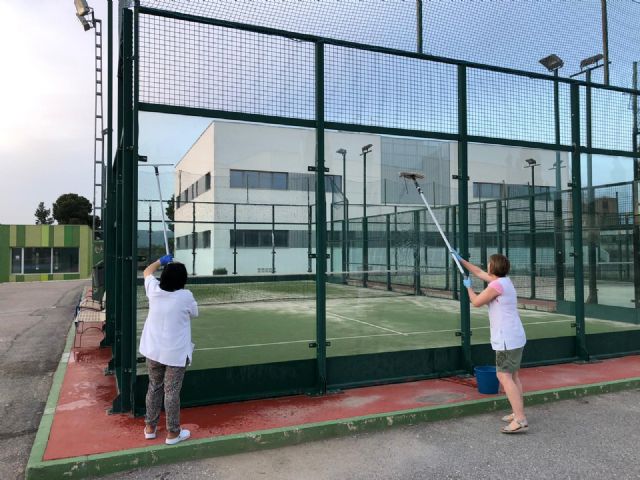 Puerto Lumbreras prepara sus instalaciones deportivas para la entrada de la fase 1 - 1, Foto 1
