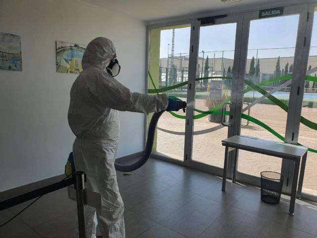 Puerto Lumbreras prepara sus instalaciones deportivas para la entrada de la fase 1 - 3, Foto 3