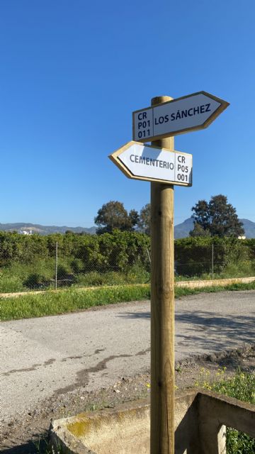 Instalada la nueva señalización en pedanías rurales de Puerto Lumbreras - 5, Foto 5