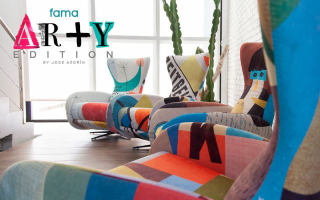 Fama Sofas y el artista Jose Azorín presentan una exposición donde se une el arte y la industria del mueble - 1, Foto 1