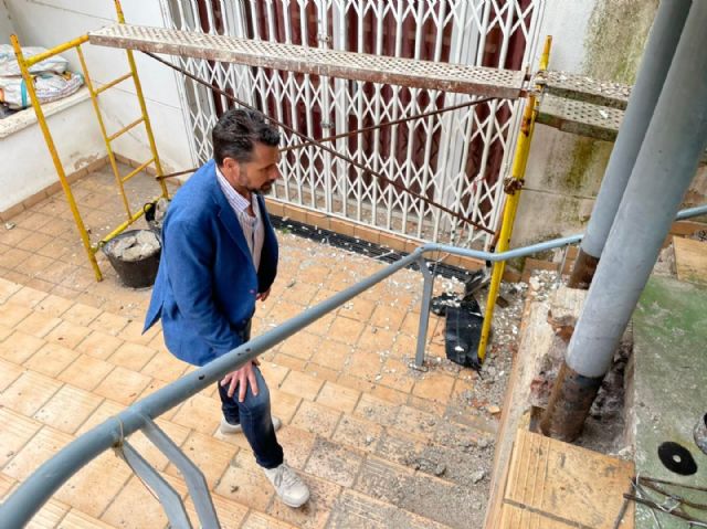 El centro cultural La Rosaleda de Algezares estrenará una pasarela exterior para facilitar el acceso a las personas mayores con movilidad reducida - 4, Foto 4