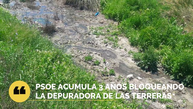 El PP denuncia el bloqueo para la construcción de la depuradora de aguas residuales que tenía que estar prestando servicio a los vecinos de Las Terreras - 1, Foto 1