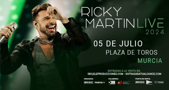 Murcia ON presenta: RICKY MARTIN / 5 de julio - 1, Foto 1